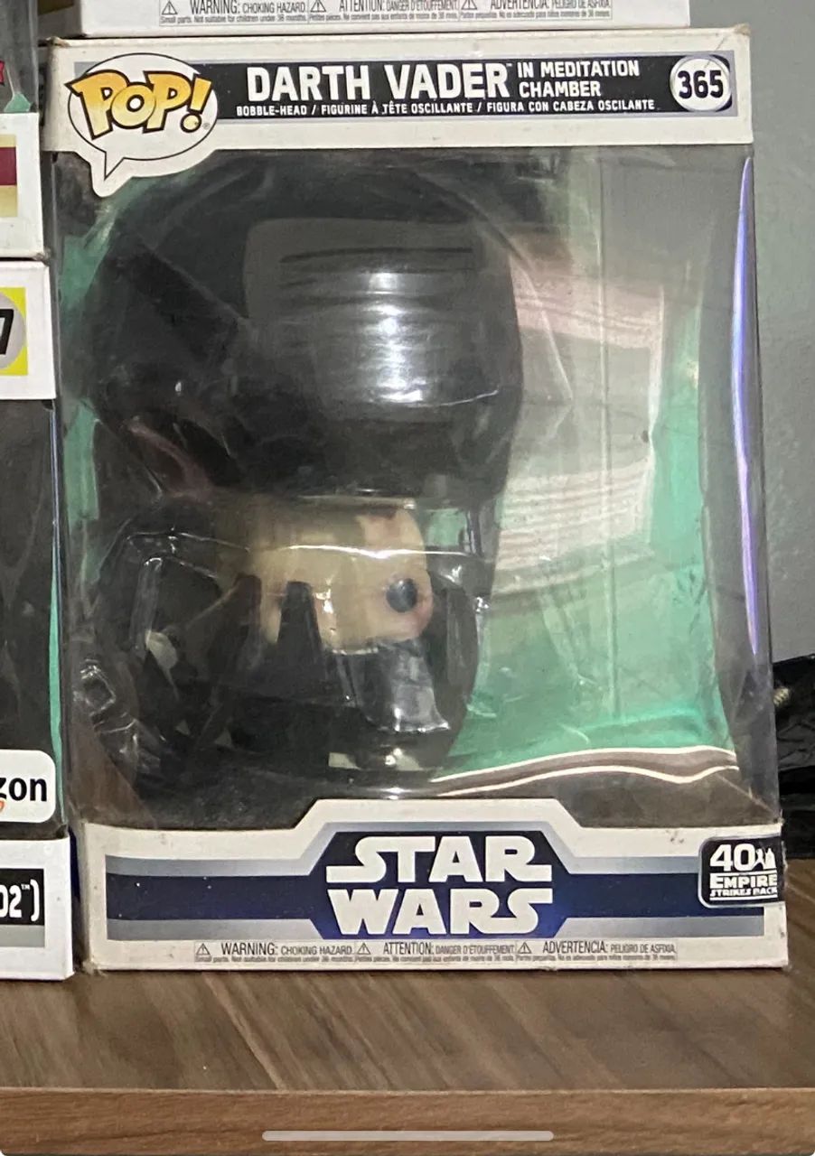 Funko star wars vader in meditation chamber