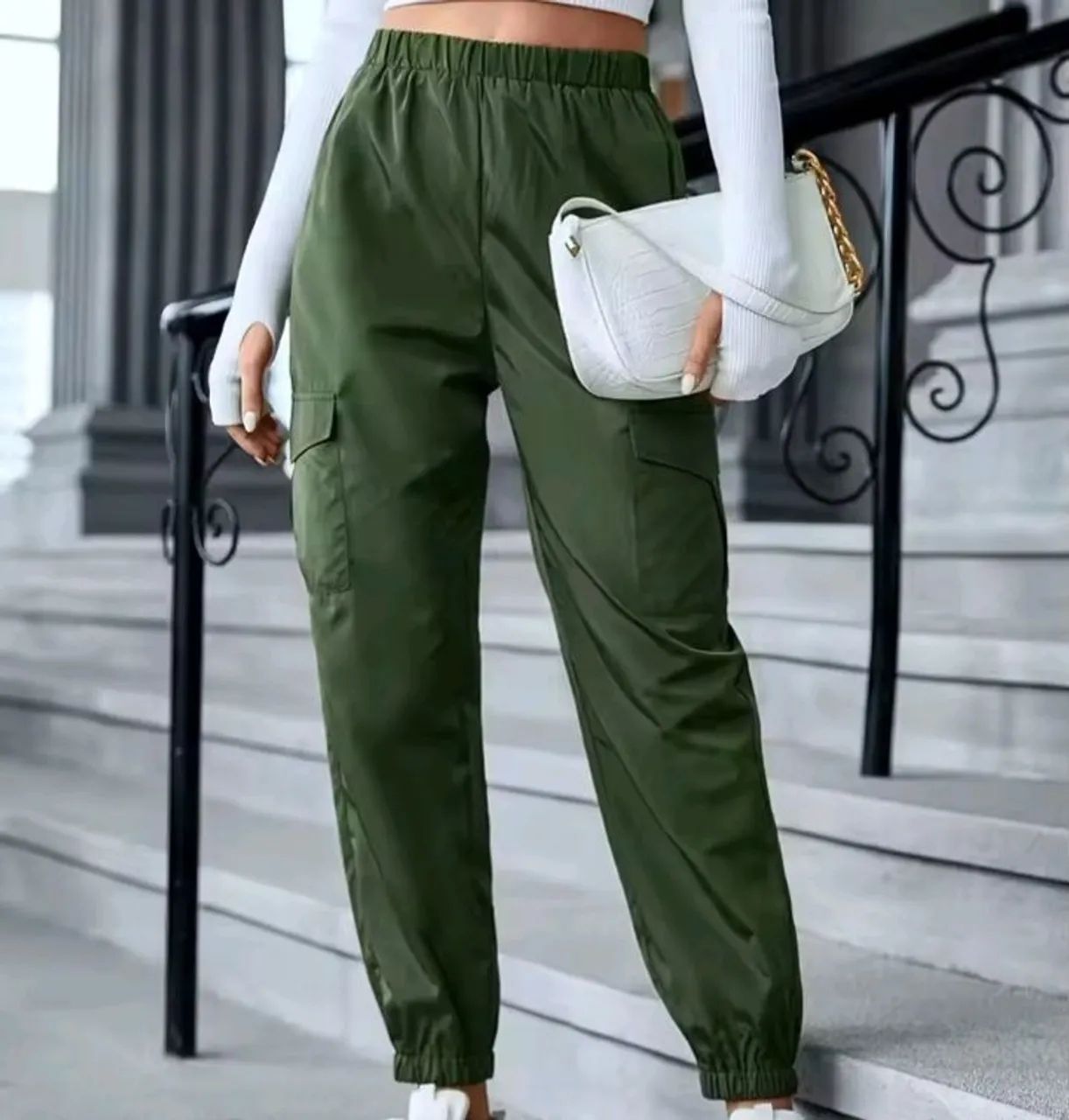 CALÇA CARGO SOCIAL TECIDO 