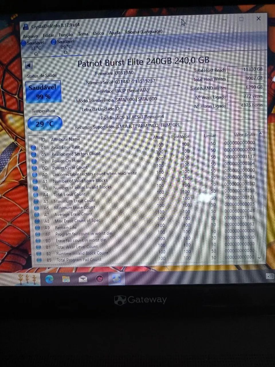 SSD 240 GB perfeito  - Foto 3