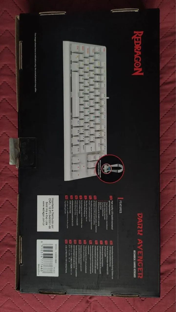 Teclado mecânico Redragon dark avanger dyn - Foto 2