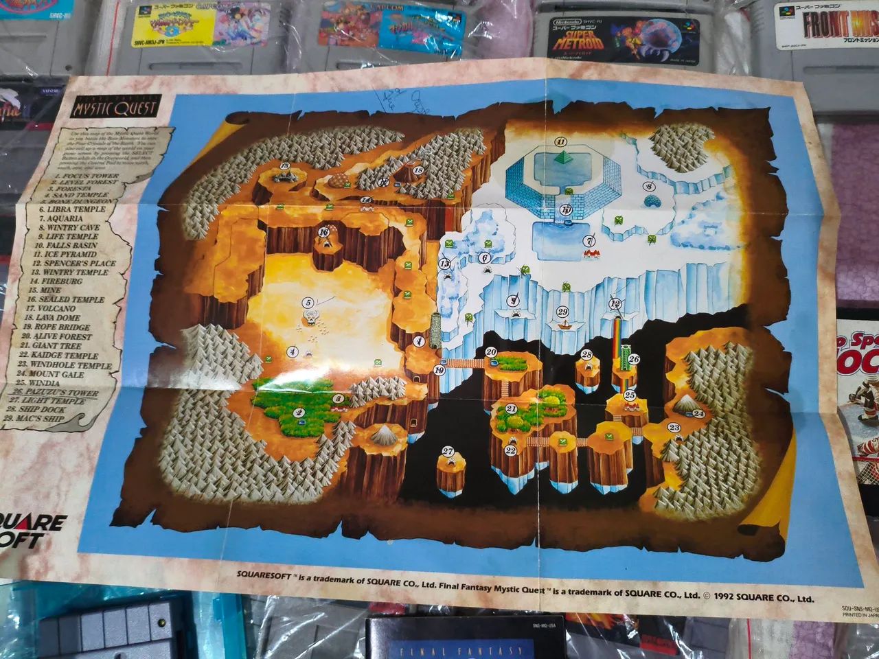 Final Fantasy Mystic Quest Original SNES - Peças e Acessórios de