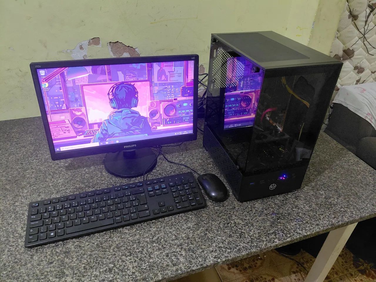 PC I3 DDR4 MONITOR TECLADO E MOUSE COMPLETO