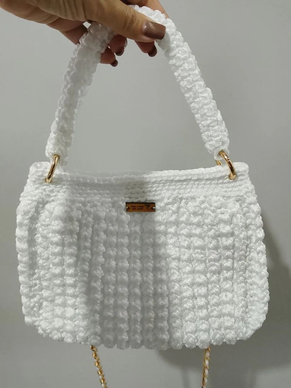 Bolsa feminina em.crochê NOVA  - Foto 3