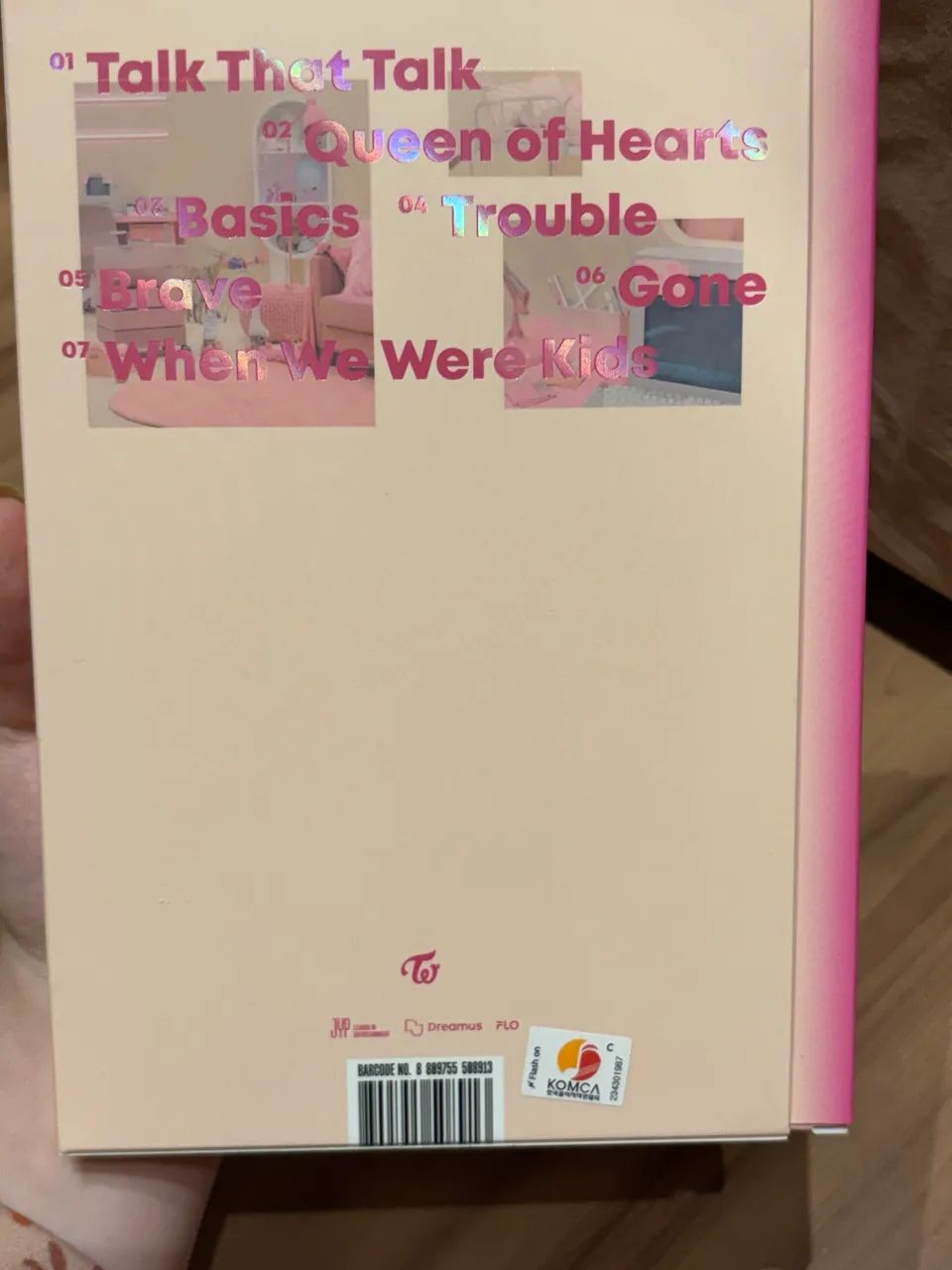 Álbum TWICE k-pop BETWEEN 1&2 original rosa (completo) - Foto 4