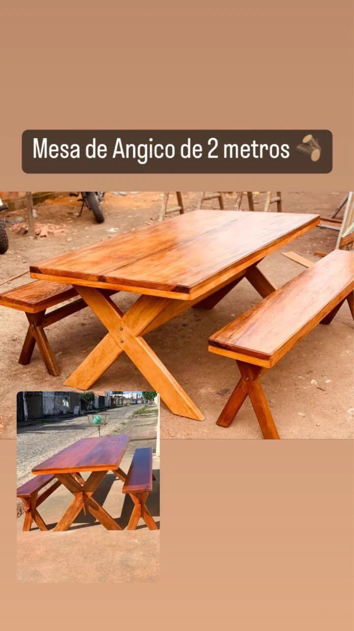 Mesa de Angico de 2M 