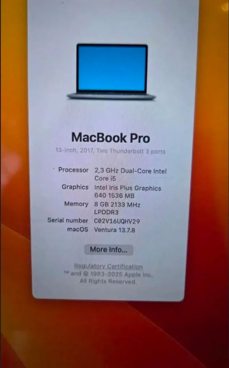 Macbook Pro i5, 8gb e 256ssd - Foto 2