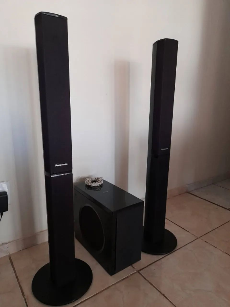 Subwoofer e caixas panasonic passiva