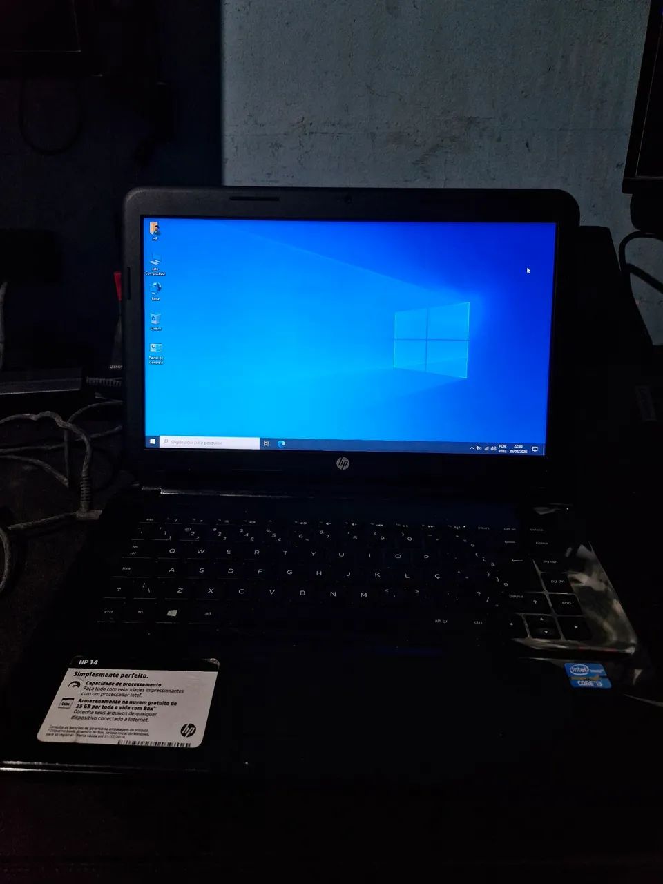Notebook HP | core i3 | 8GB de ram | tela 14" | Windows 10 + Office | Bateria Viciada - Foto 2