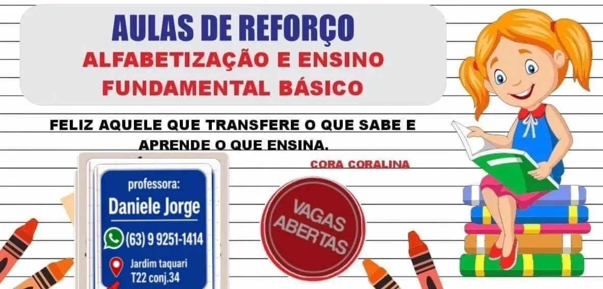 Reforço escolar Tia Danny. - Foto 2