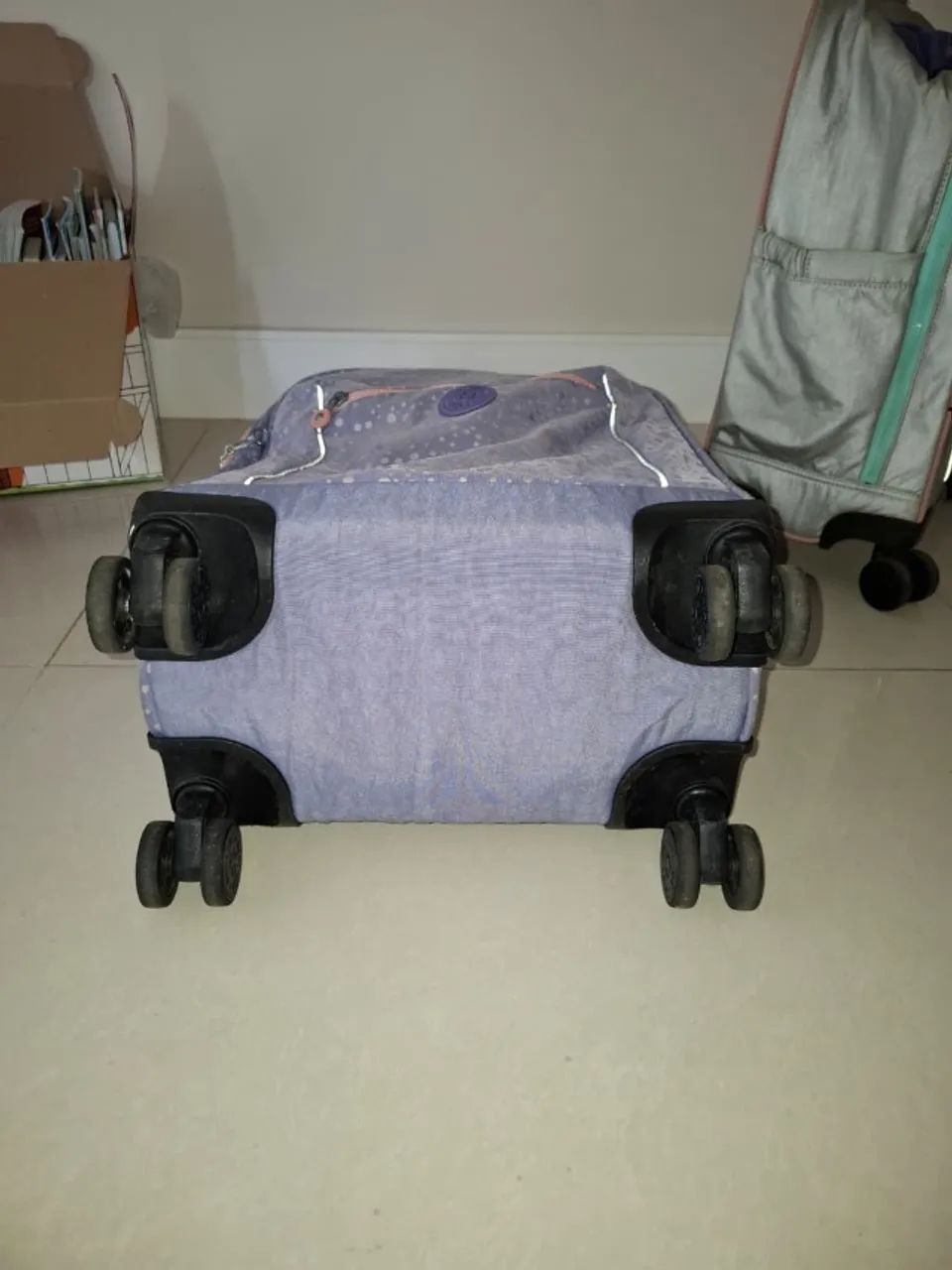 Mochila Kipling Lilás - Foto 4