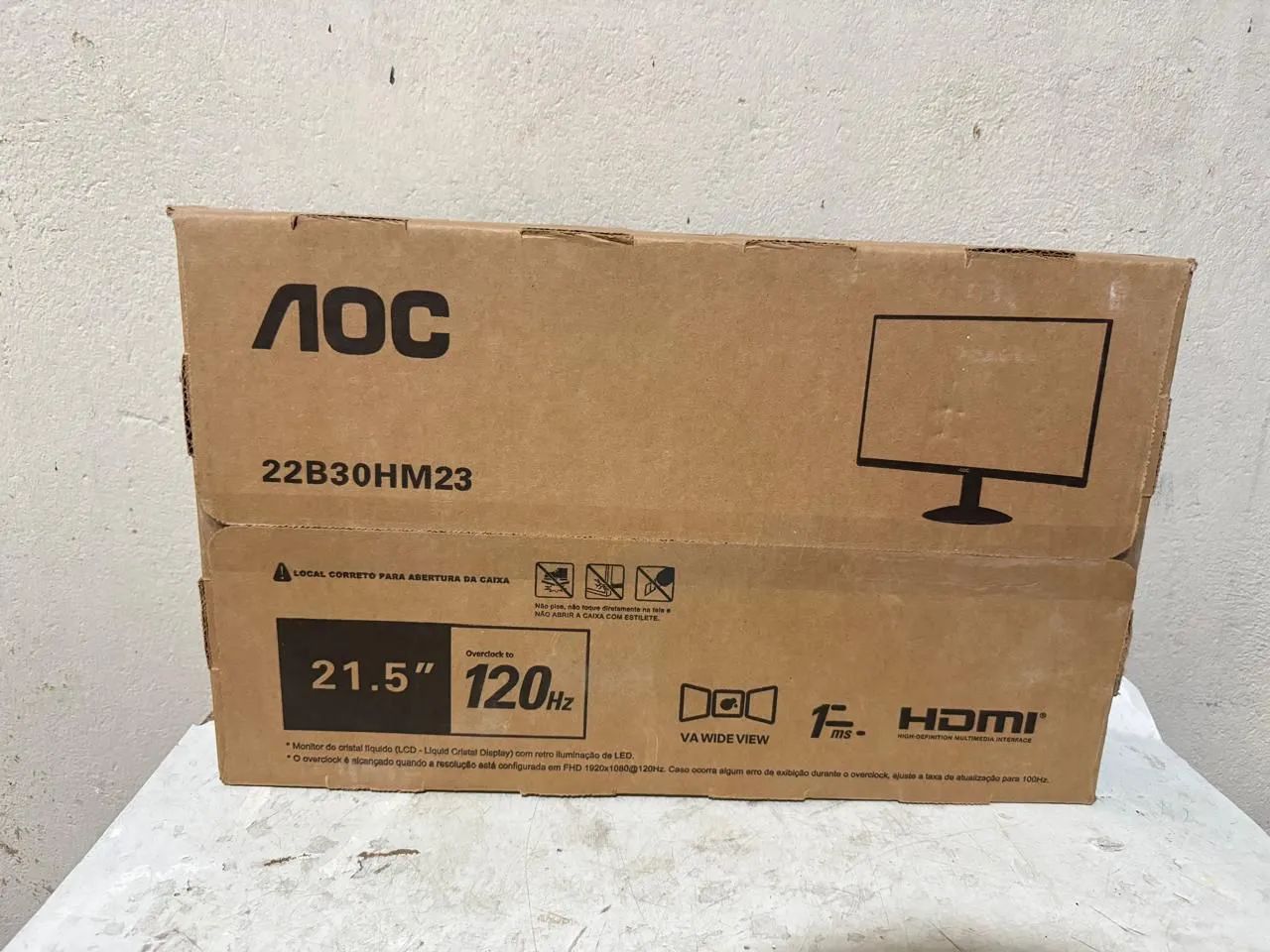 Monitor gamer AOC 21.5 polegadas novo lacrado na caixa 420 - Foto 3