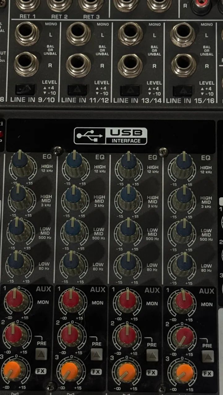 Mesa de Som |Behriger xenyx 2222 USB| - Foto 4