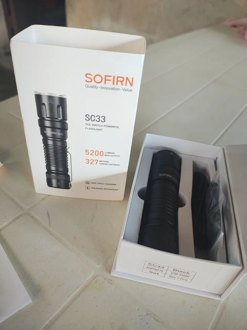 lanterna sofirn sc33 5000 lúmens 