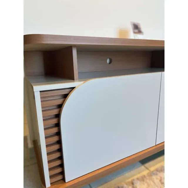 Rack Bancada Jurere 1.8 para Tvs até 75 Polegadas- Entrega Rápida - Foto 2