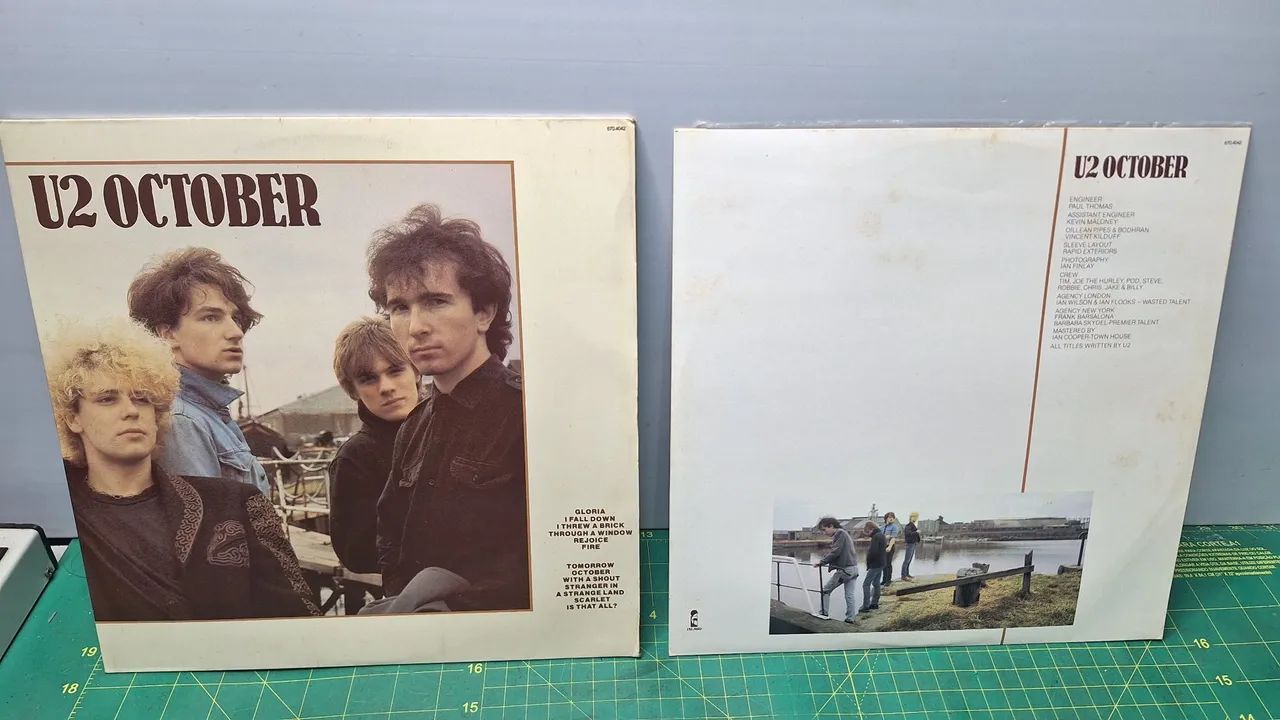 Lp U2 October De 1981 Nacional Gloria Fall Down Rejoice Fire - Foto 2