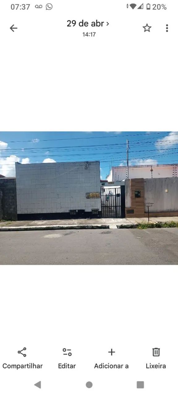 Alugo casa residencial 500.