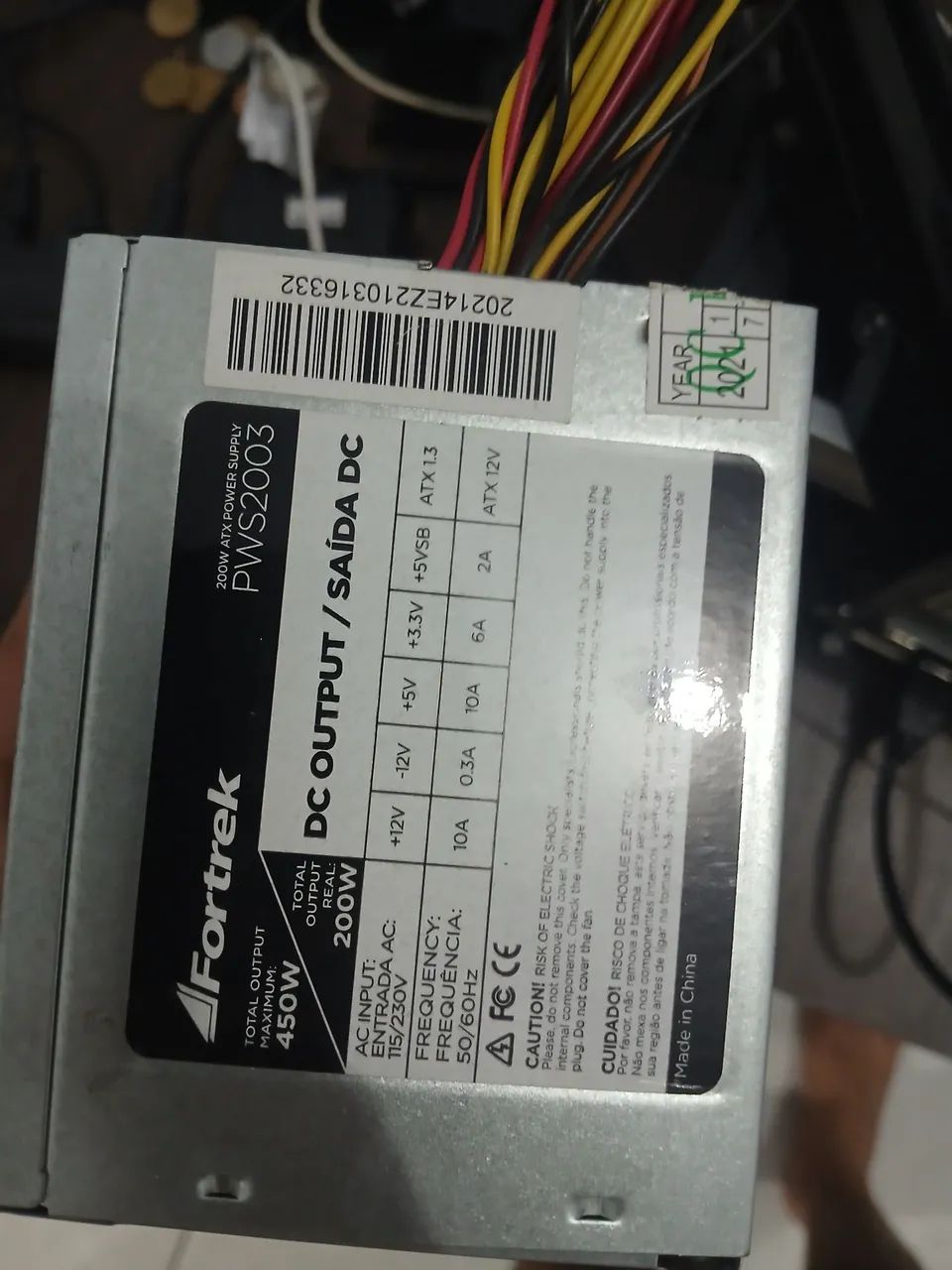 Fonte atx bivolt 200w - Foto 2