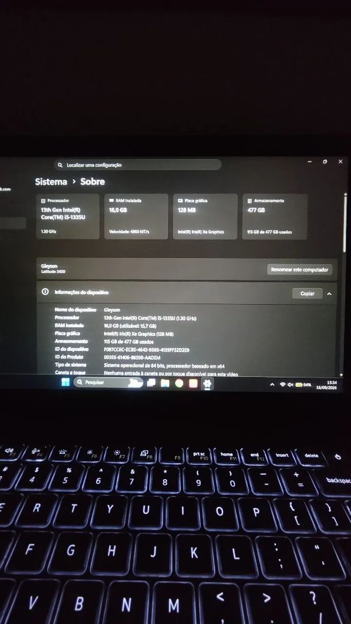 Dell latitude 3450 16gb ram ddr5 - Foto 3
