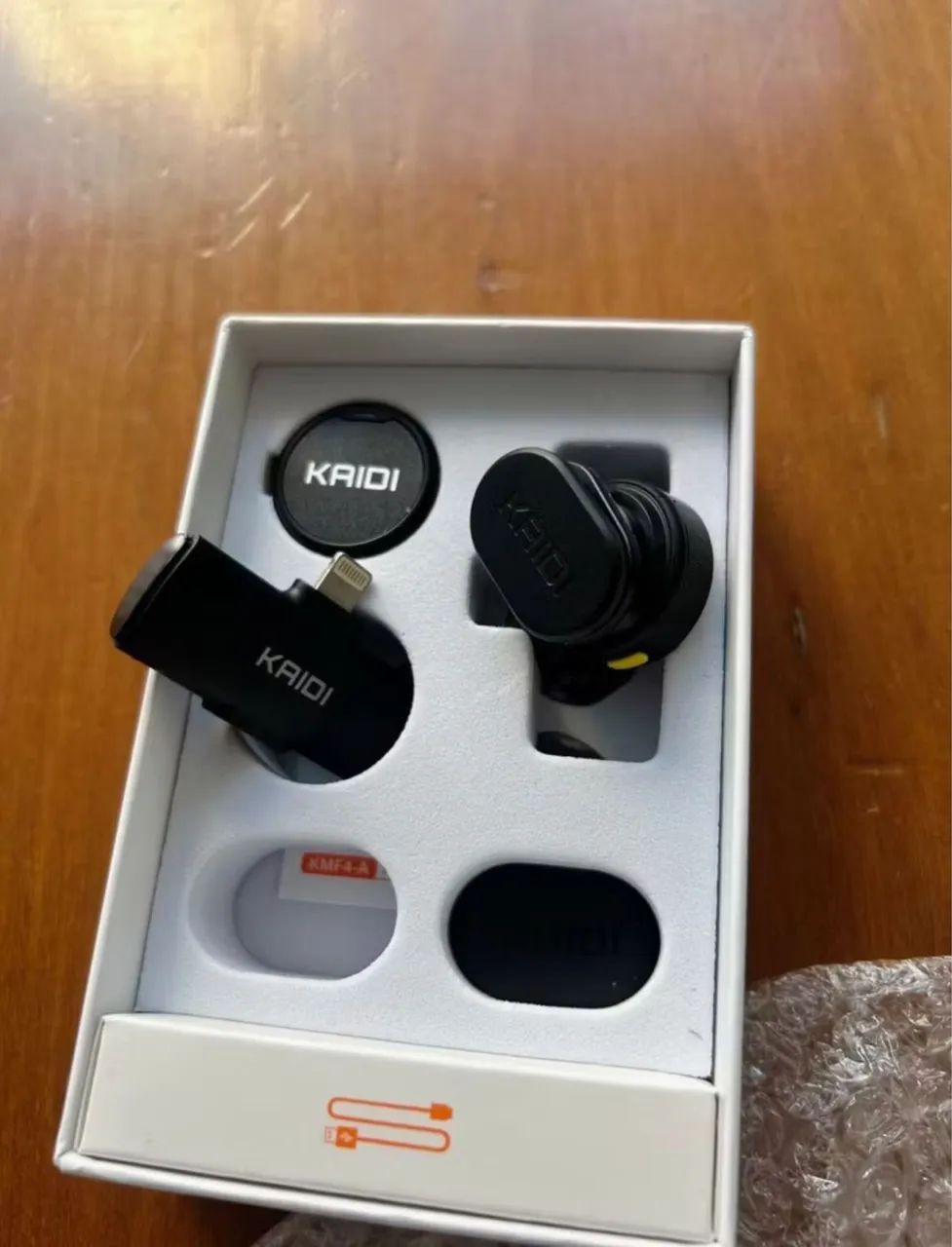Microfone de lapela conector lightning