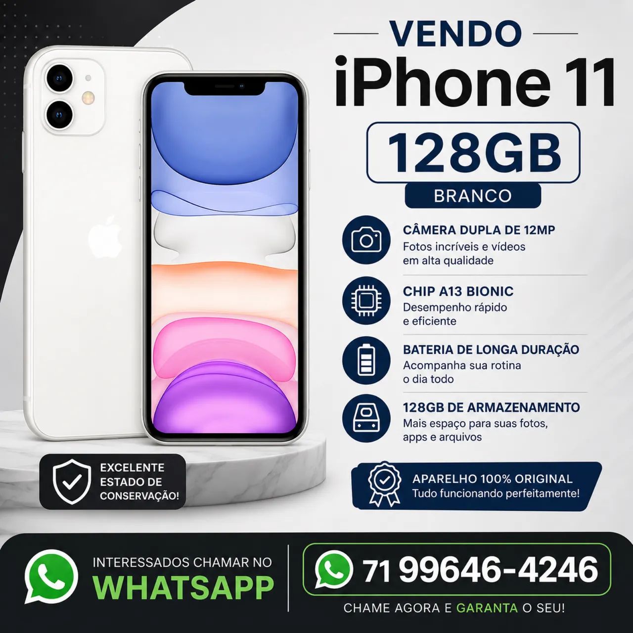 IPHONE 11 128GB - Foto 2