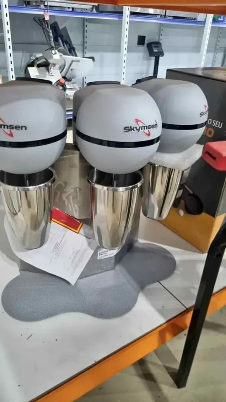 BATEDOR DE MILK SHAKE TRIPLO NOVO