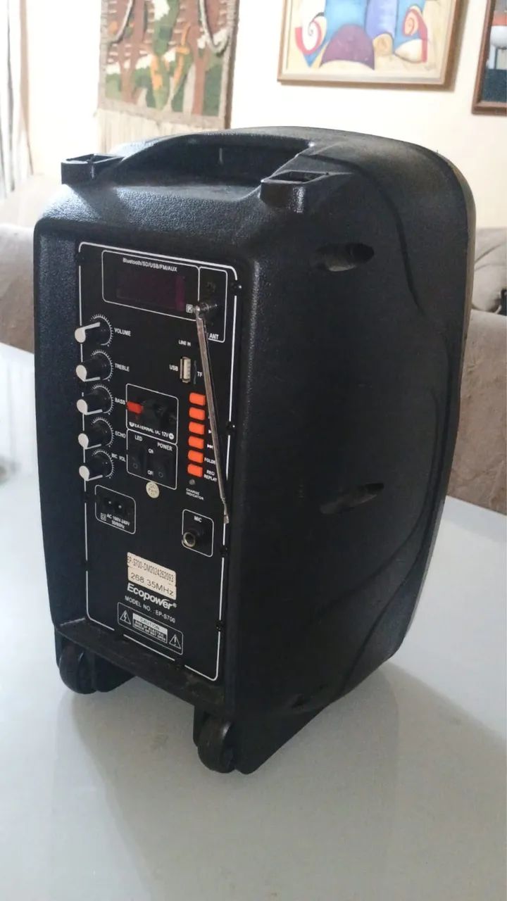 Caixa de Som Ecopower EP-5700 Bluetooth  - Foto 4