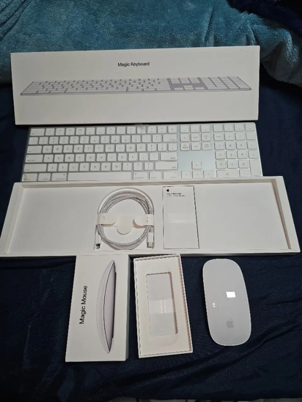 Magic Mouse e Magic Keyboard Branco Apple - Foto 3