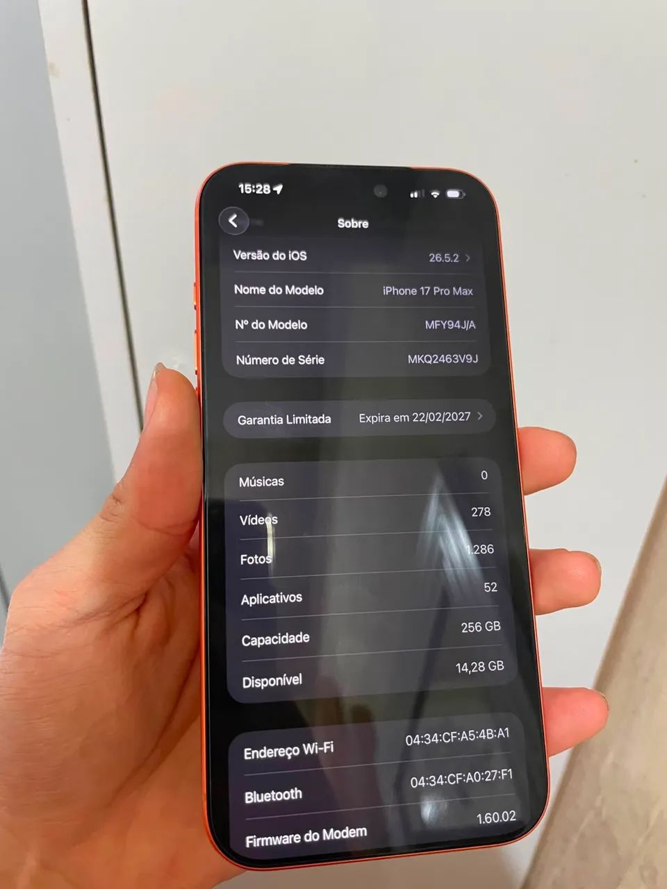 iphone 17 Pro Max 256 GB Laranja 100% - Foto 4