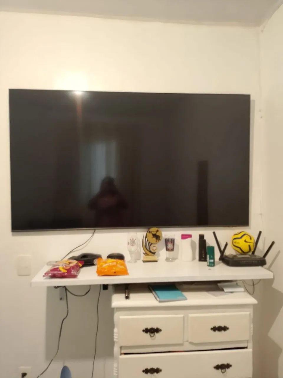 Vendo tv 65 polegadas Samsung 4k qled  - Foto 3