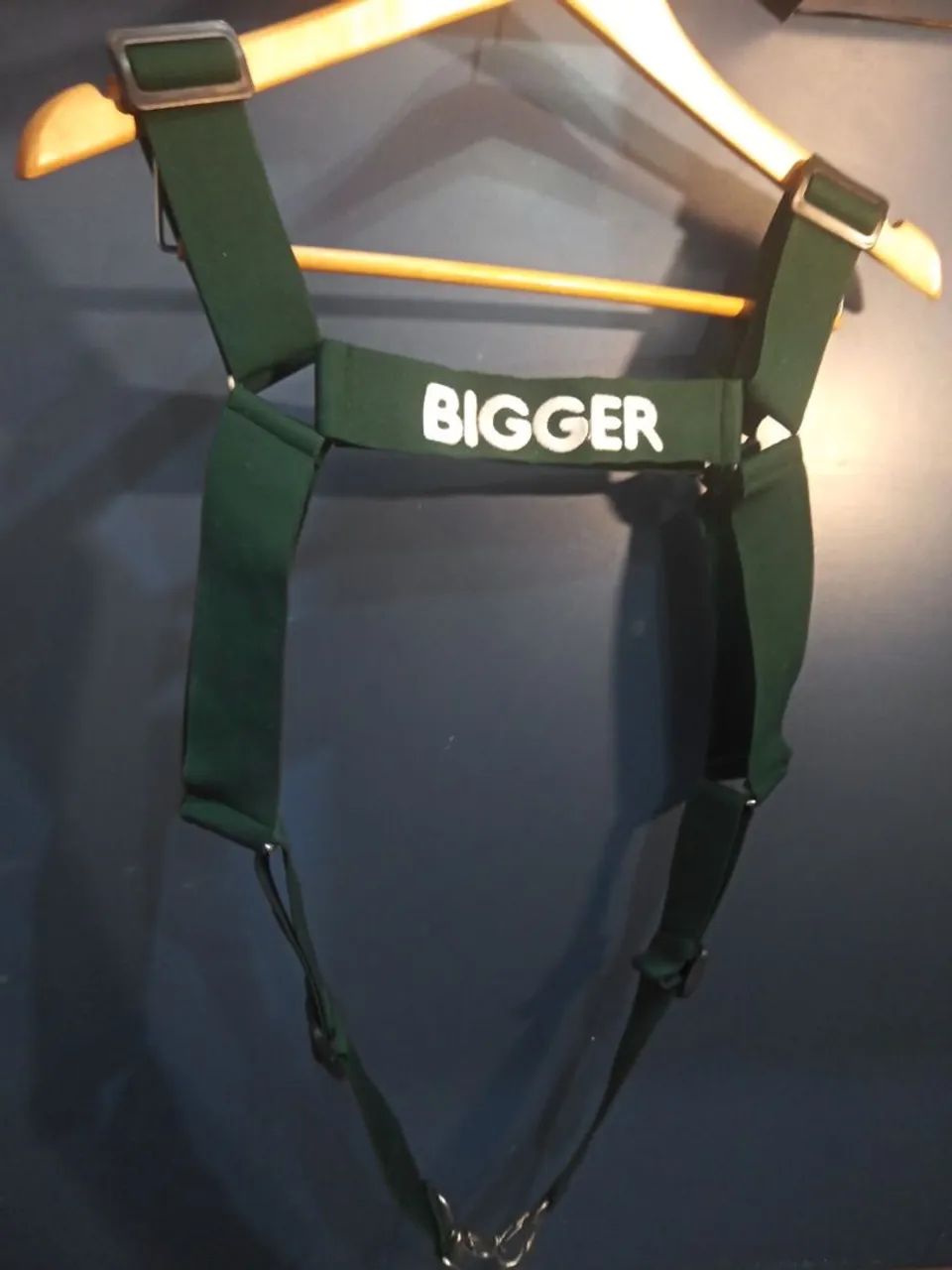 Harness / Suspensório Peitoral Masculino Verde - Marca Bigger - Foto 2