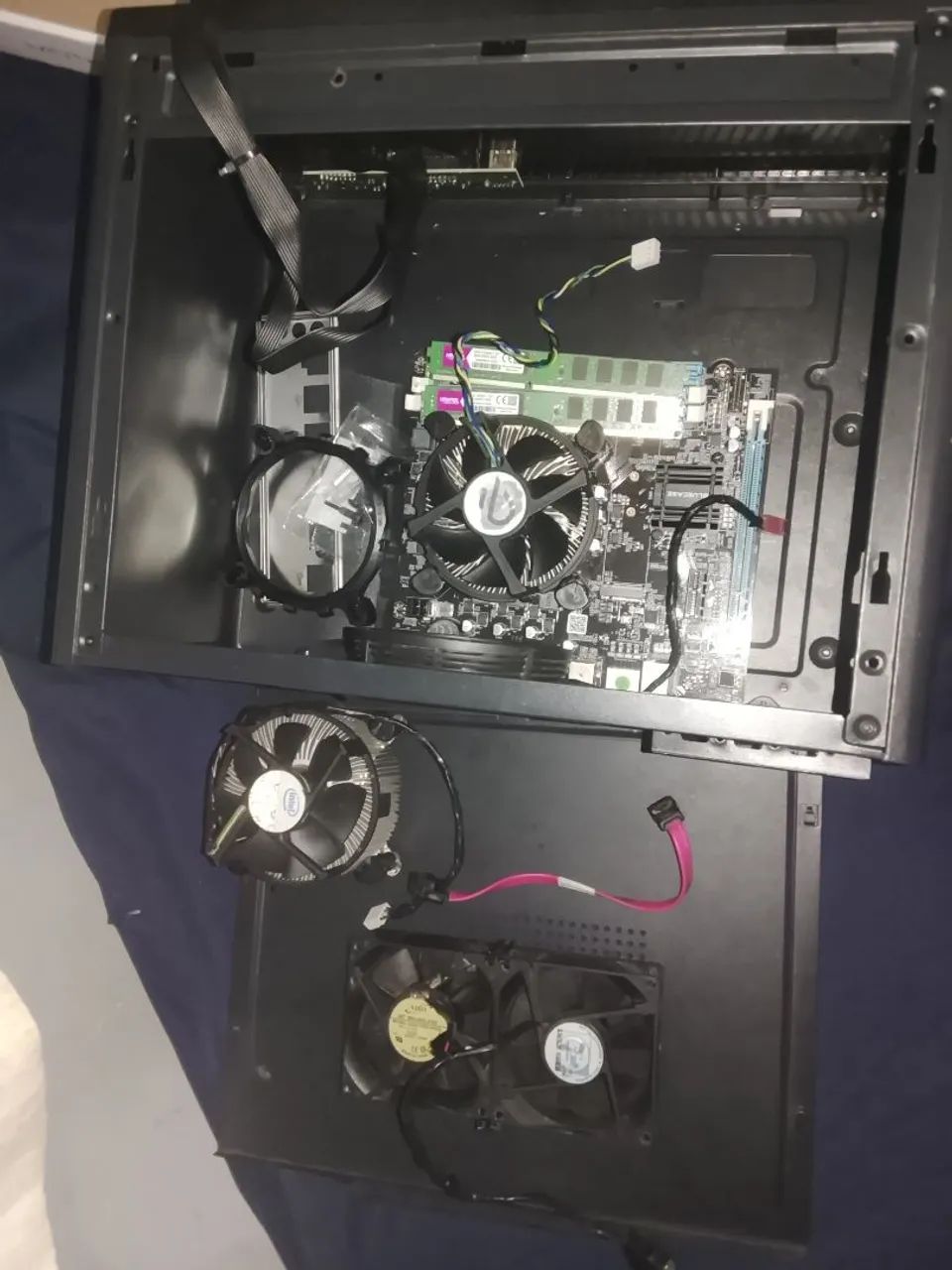 Kit gamer com 16 gb já com gabinete e coler