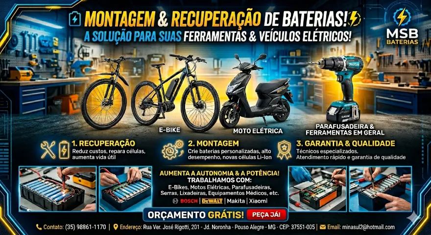 Recuperação de Baterias de Ferramentas