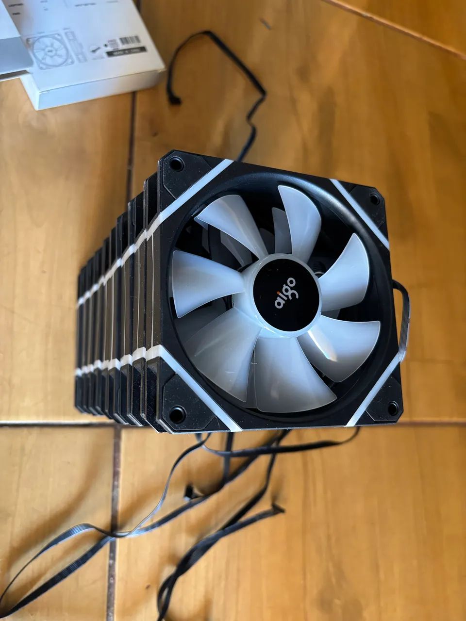 Kit 10 Fans Aigo 12 Pro ARGB  - Foto 4