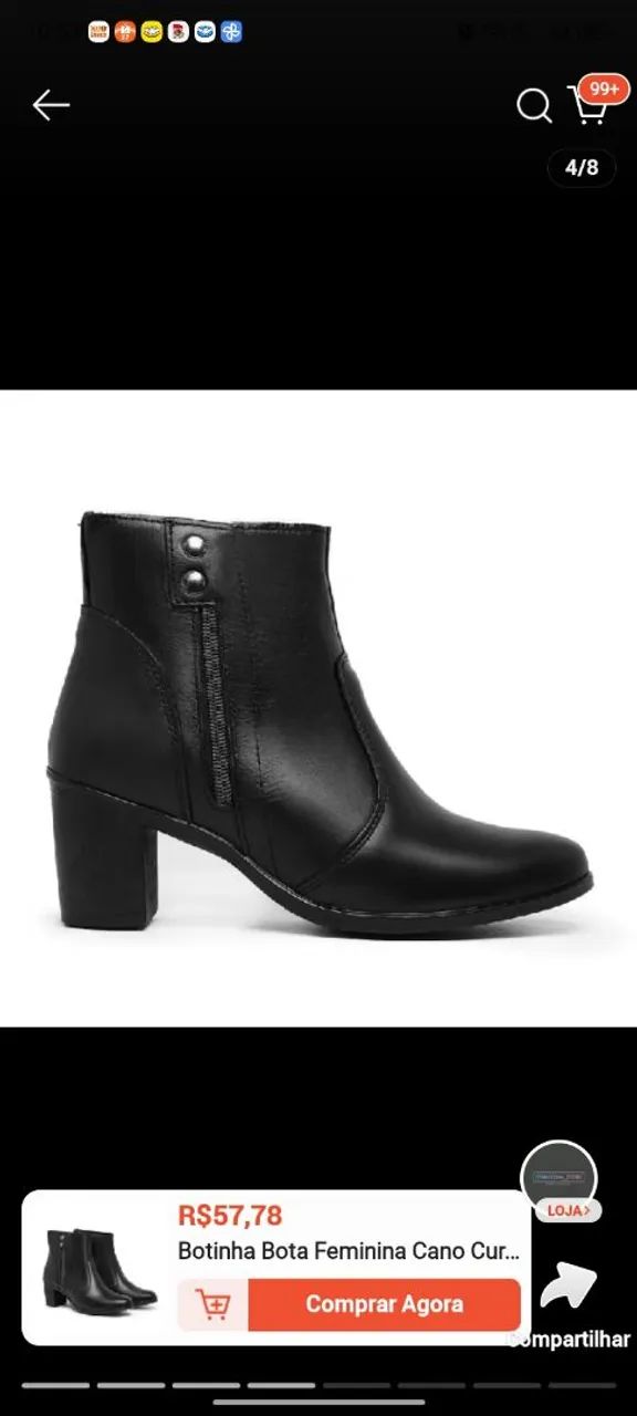 Bota feminina 37 - Foto 3