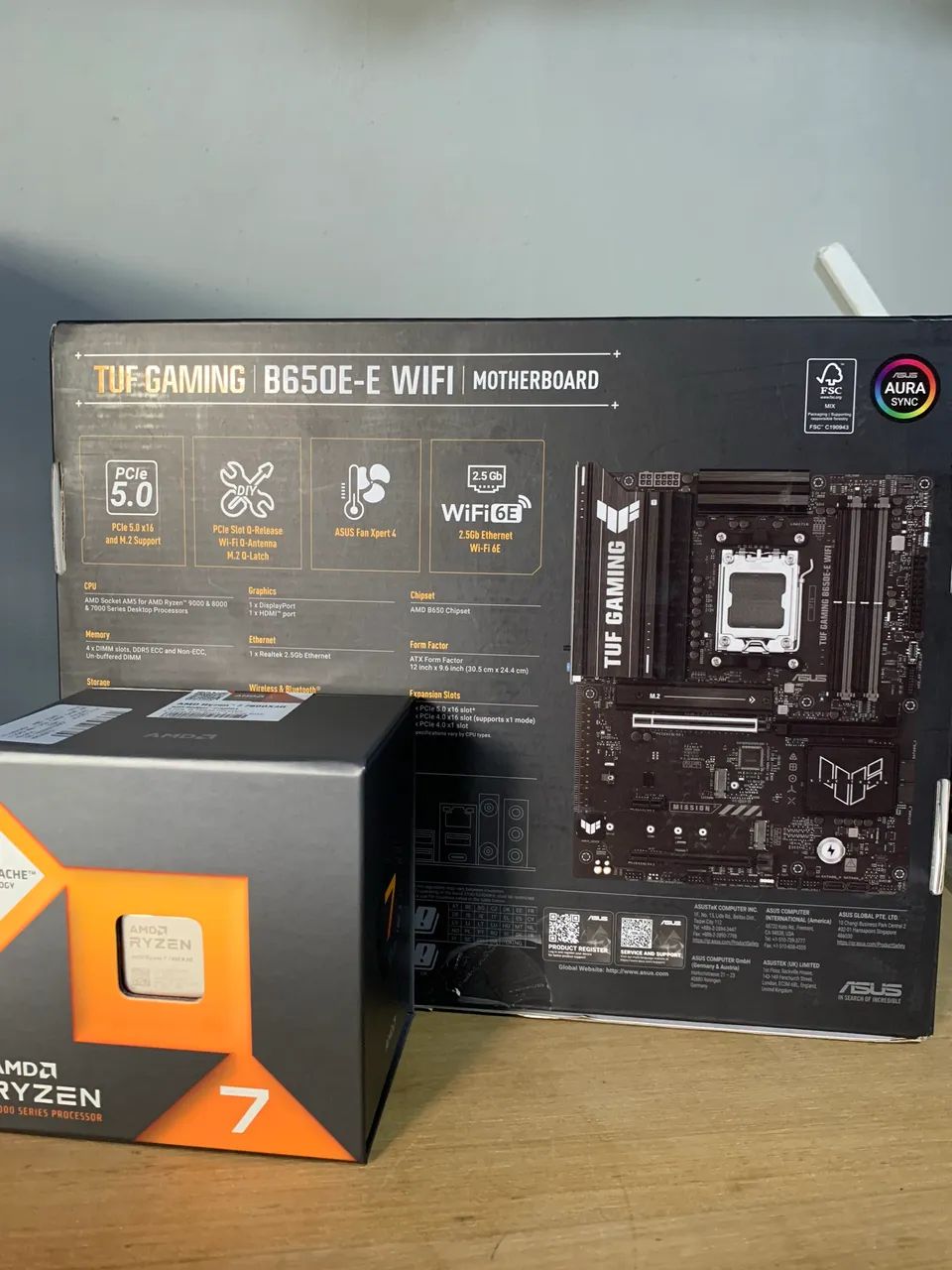 Ryzen 7 7800x3d + B650E Asus Tuf - Foto 2