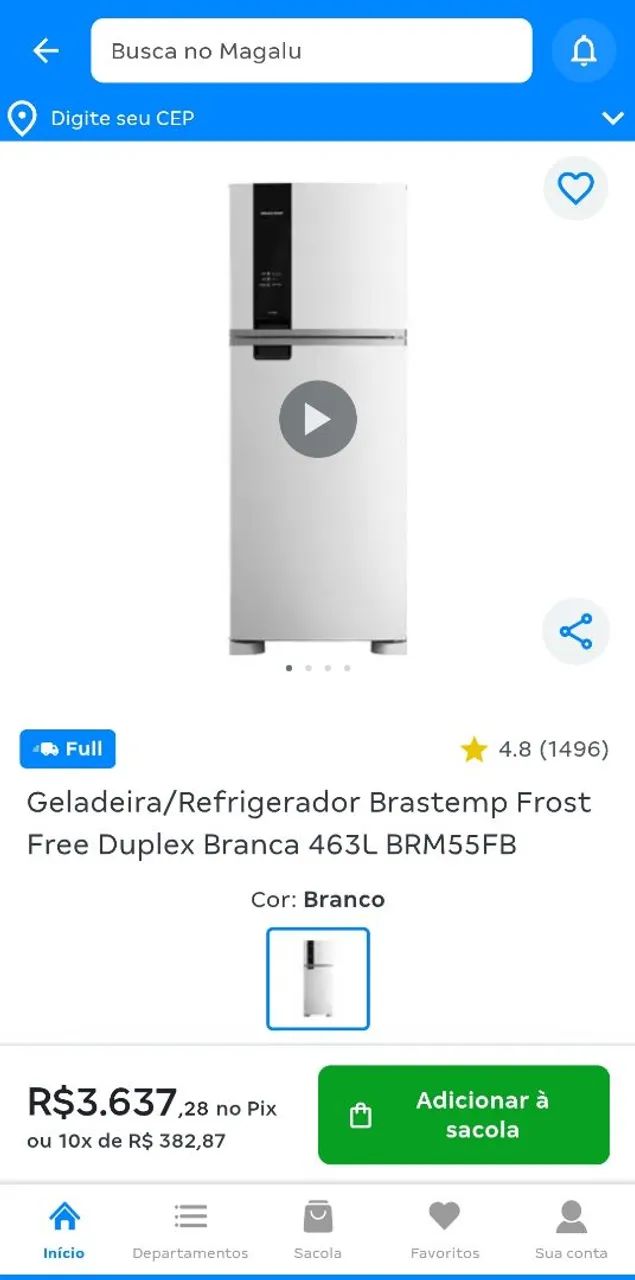 GELADEIRA BRASTEMP 463L (NOVA, PRODUTO DE MOSTRUÁRIO) - Foto 5