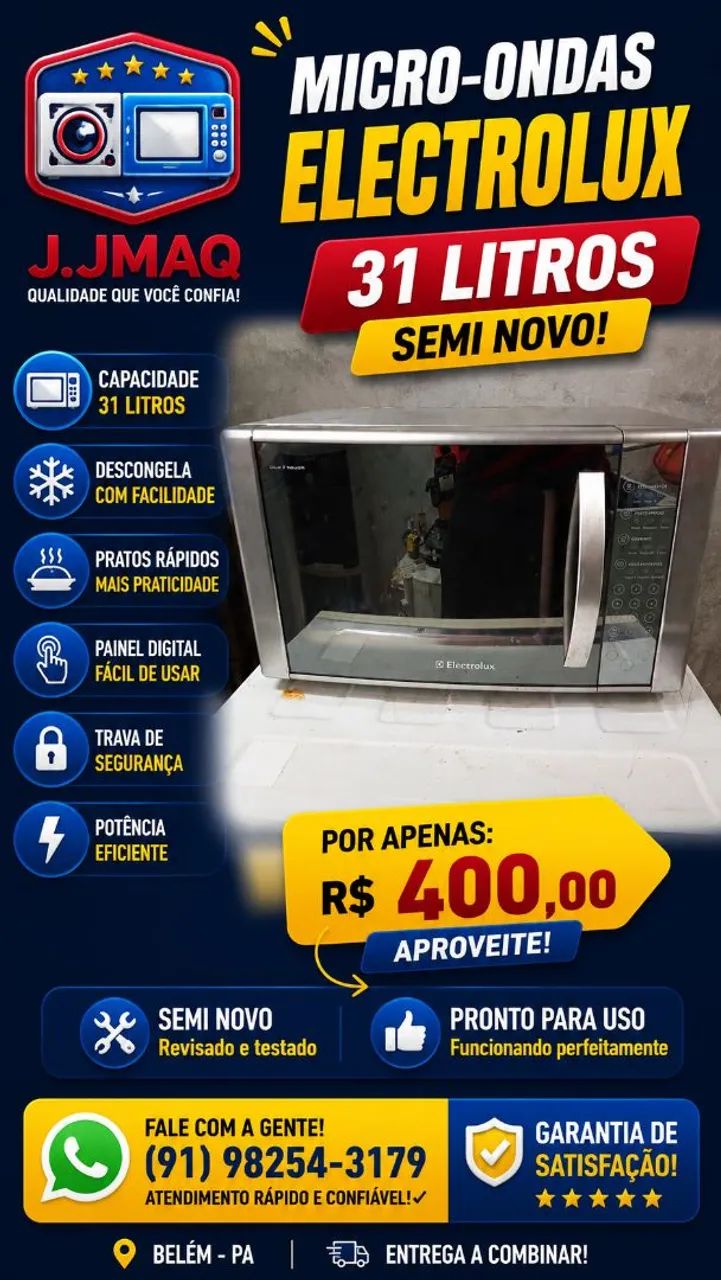 Microondas Eletrolux 31L