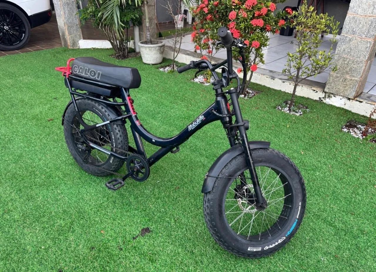 Bicicleta elétrica 1W Caloi 