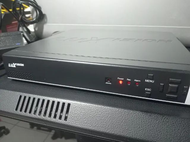 DVR Luxvision 4 Canais (Modelo DVR5704T-S) - Usado, Funcionando e com Fonte - Foto 3