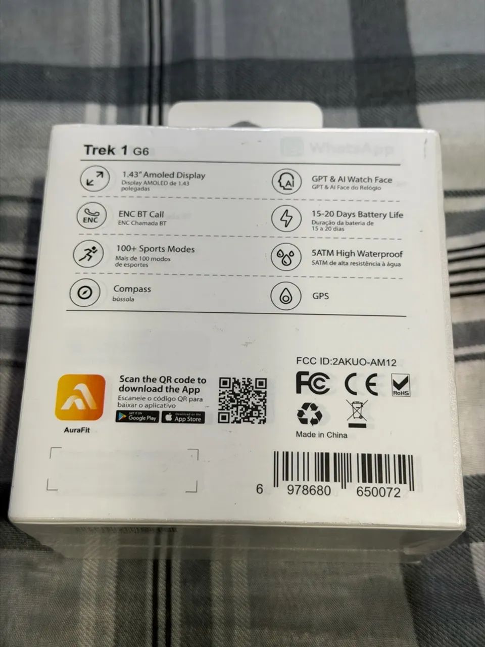 SmartWatch Aurafit Trek 1 G6 - Foto 2
