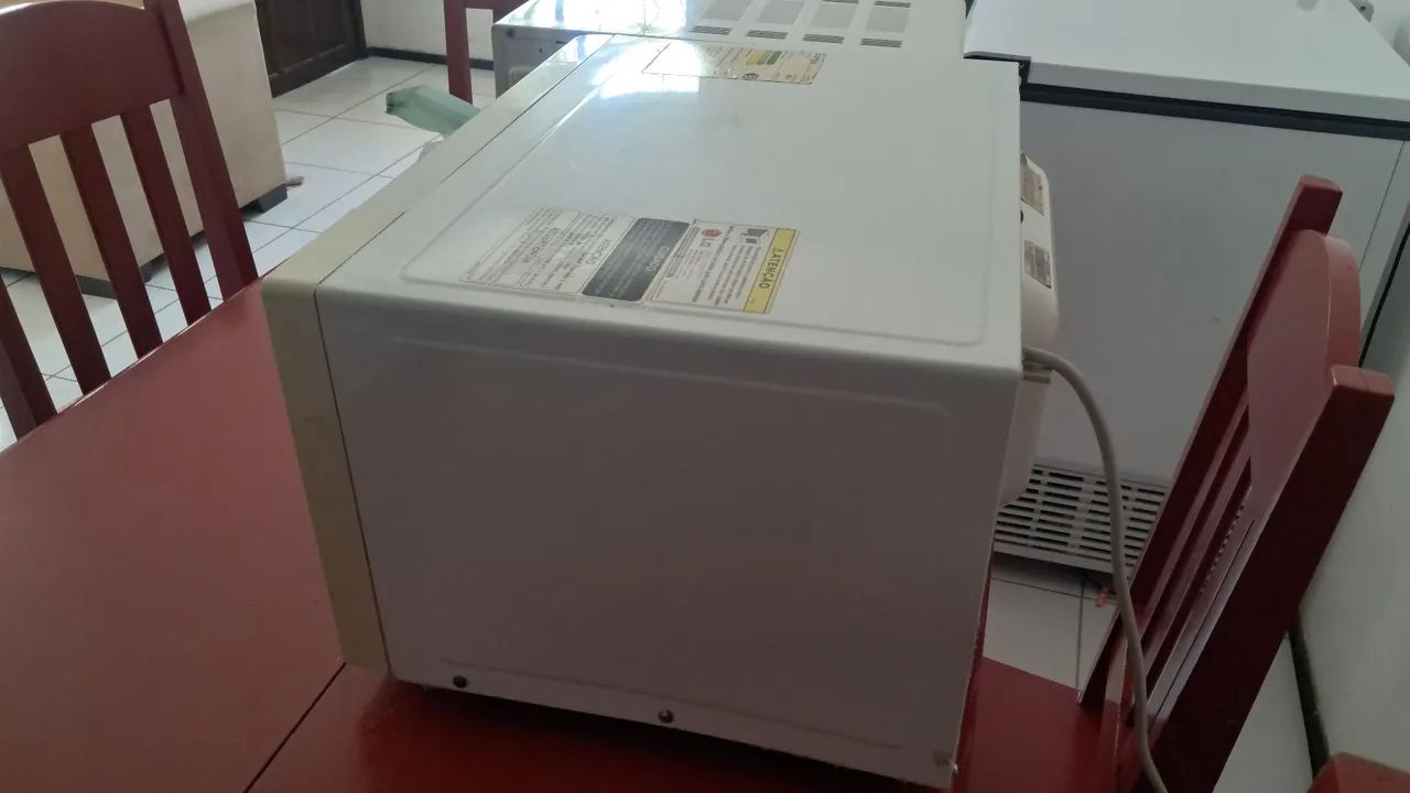 Micro-ondas LG Branco Revisado e Funcionando Perfeitamente - Foto 5