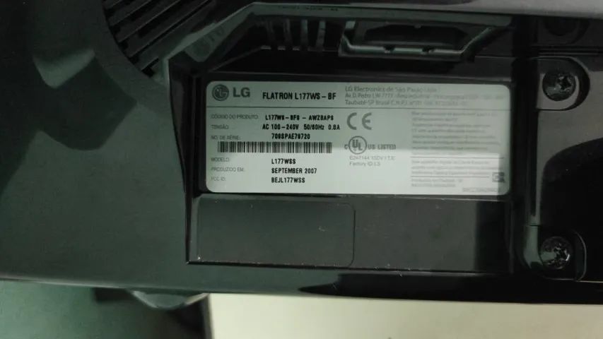 Monitor de 17 polegadas LG flatron L 177ws - bf - Foto 3