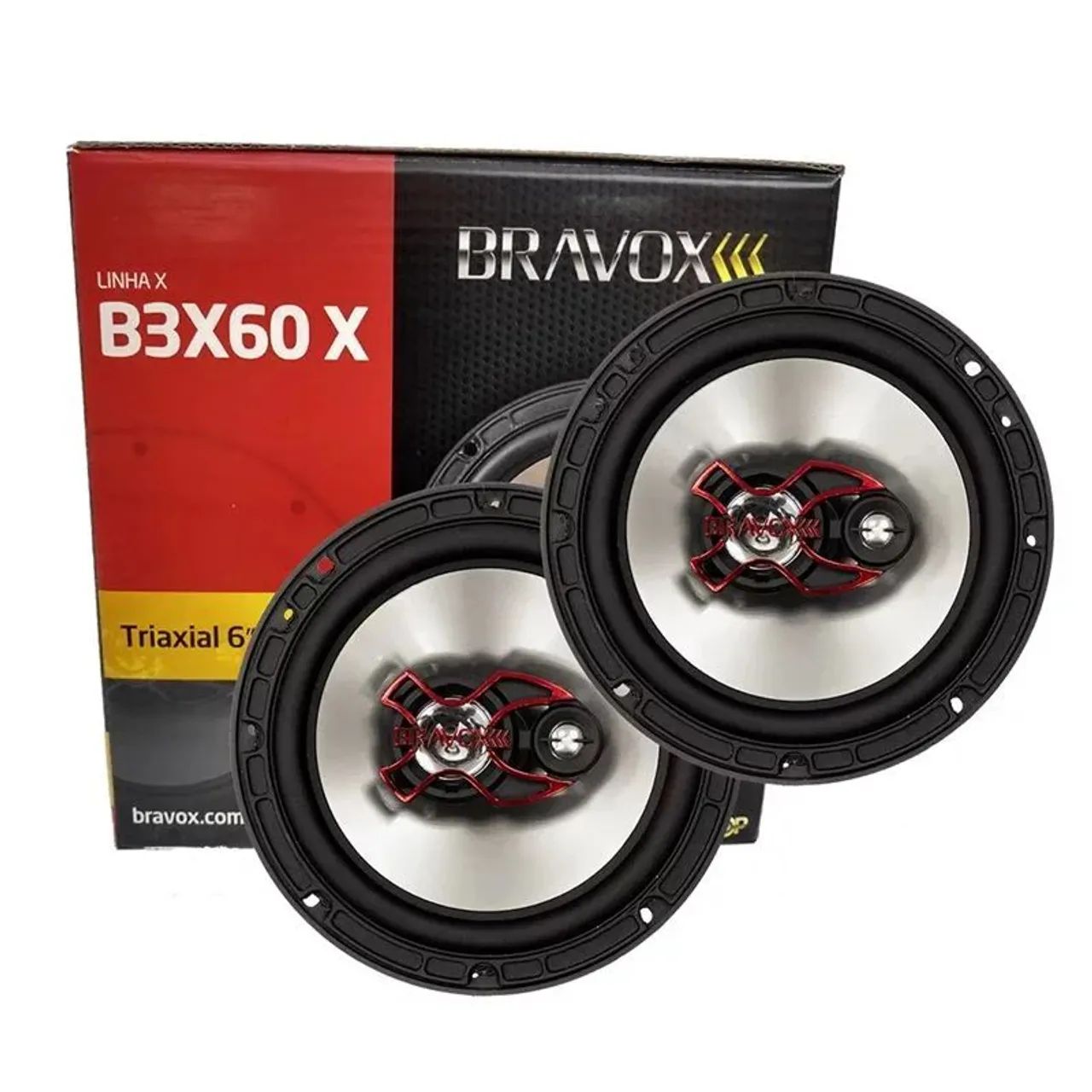 BRAVOX 6 POLEGADAS SOM LIMPINHO GRAVE E VOZ  DE QUALIDADE