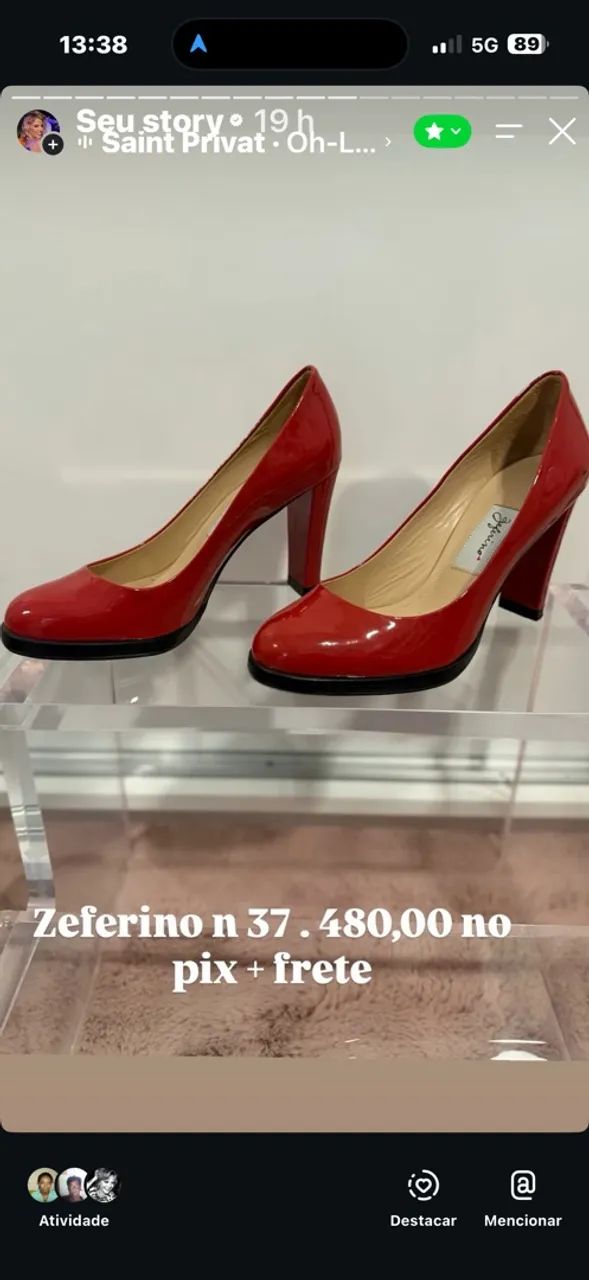 Sapatos novos e semi novos 