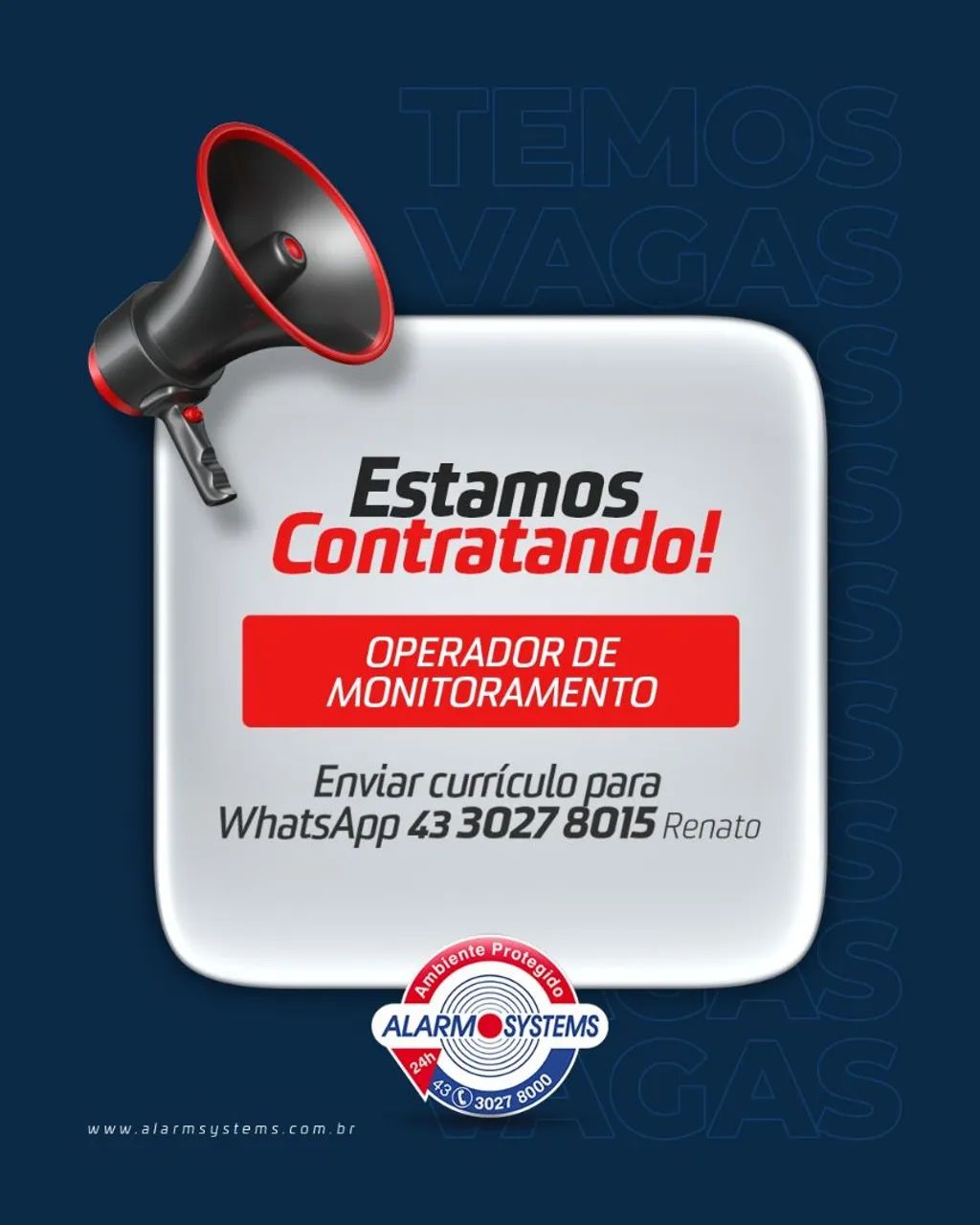 Alarm Systems contrata.