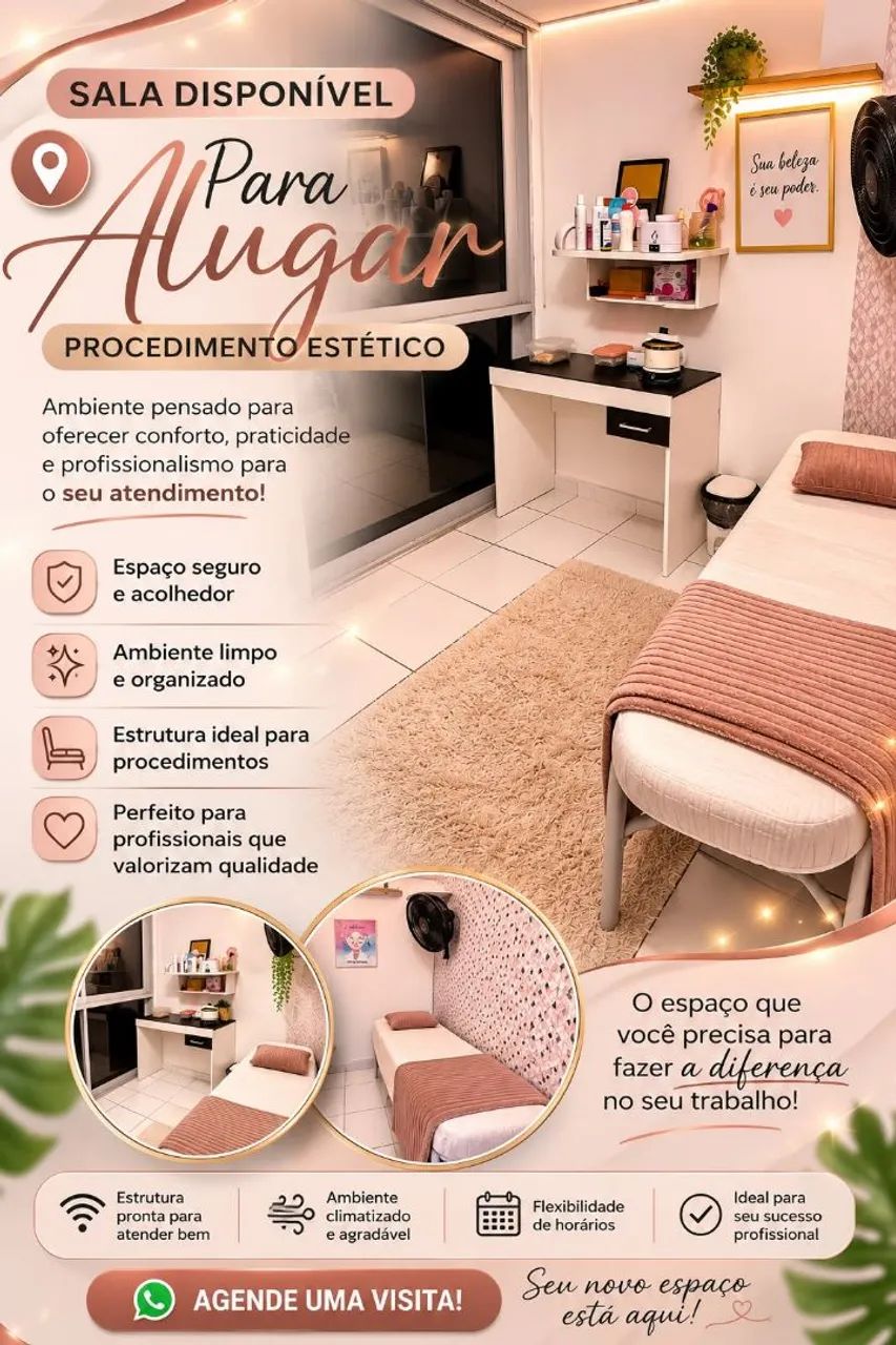 Alugo sala para procedimento estético 