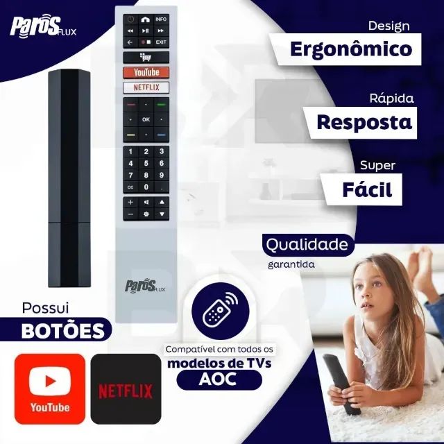 CONTROLE REMOTO TV AOC