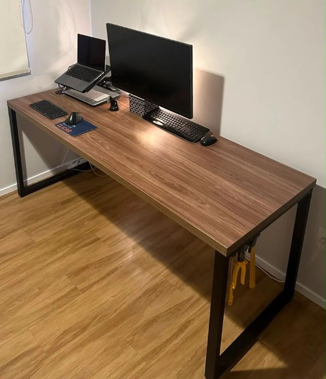 Mesa Kappesberg de escritório - 190x70cm - Foto 3