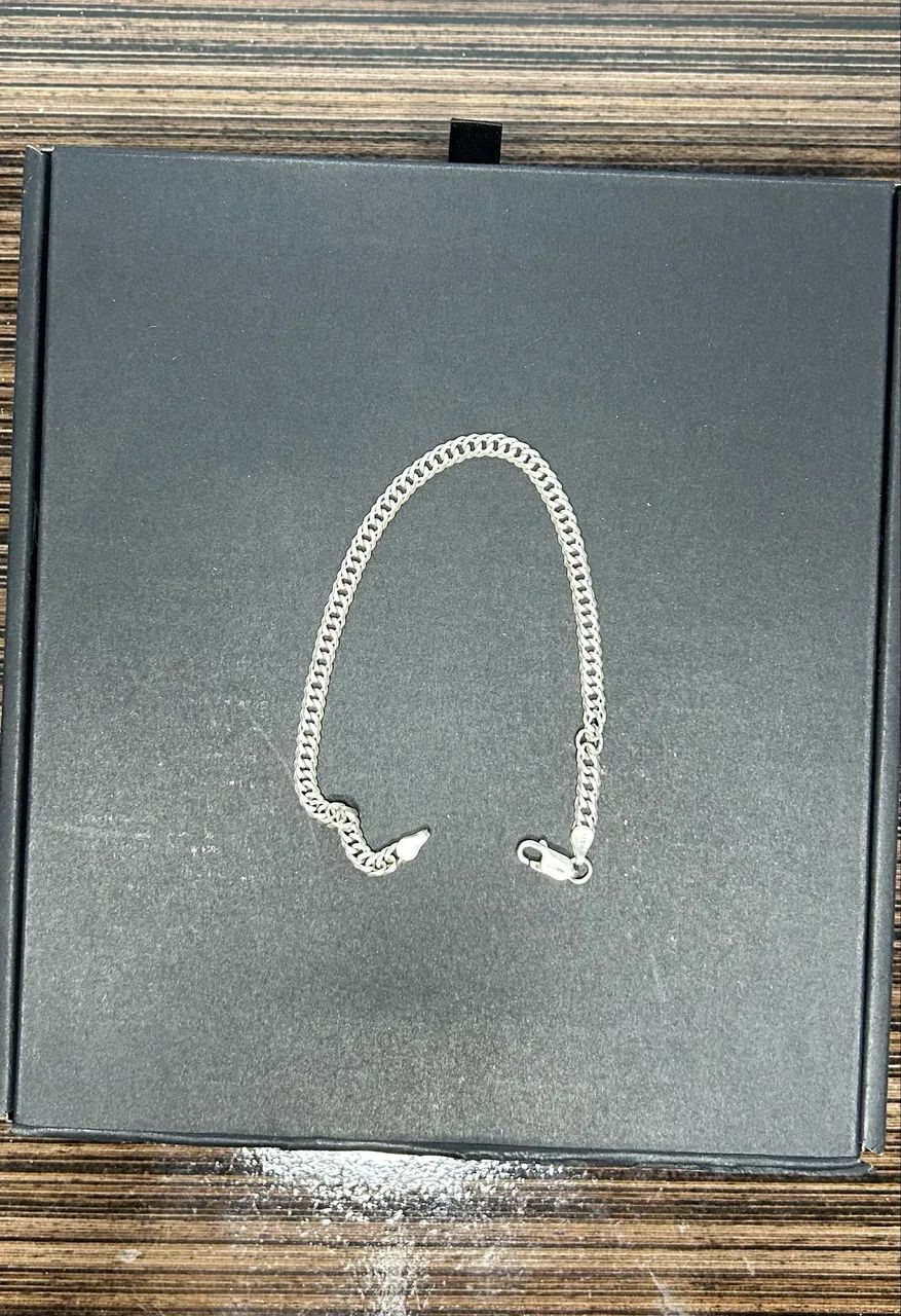 Pulseira e Corrente prata - Foto 2