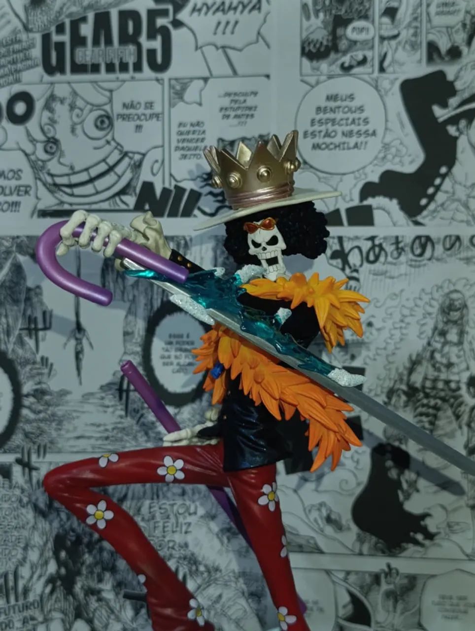 OPORTUNIDADE | Boneco Action Figure Brook 34cm One Piece - Foto 3
